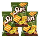 【3袋セット】オリオン サンチップ ガーリック 80g お菓子 韓国食品 韓国お菓子 スパイシー スナック菓子 SUNチップ sun チップス