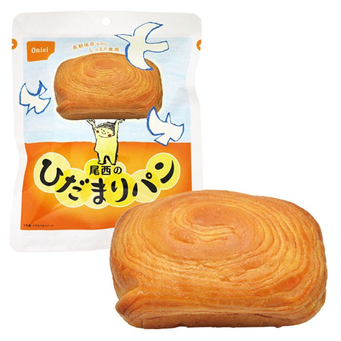 尾西のひだまりパン プレーン おいしい長期保存パン 非常食 保存食 防災食 防災グッズ 災害用 備蓄 防災 アウトドア キャンプ