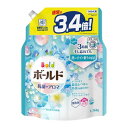 P&G ボールドジェル 爽やかフレッシュフラワーサボン 詰替用 超ジャンボサイズ 1.36kg 洗濯用洗剤 掃除 洗剤 清掃 衣料用洗剤