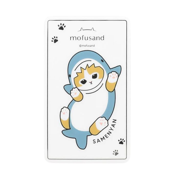 Rakuten - 【夏先取り価格】mofusand スマ冷え Premium MOFU-41A サメにゃん スマートフォン吸熱シート スマホ 吸熱 スマホ吸熱 暑さ対策 吸熱シート 吸熱シール 吸熱ステッカー シール シート ステッカー iPhone Android iPad