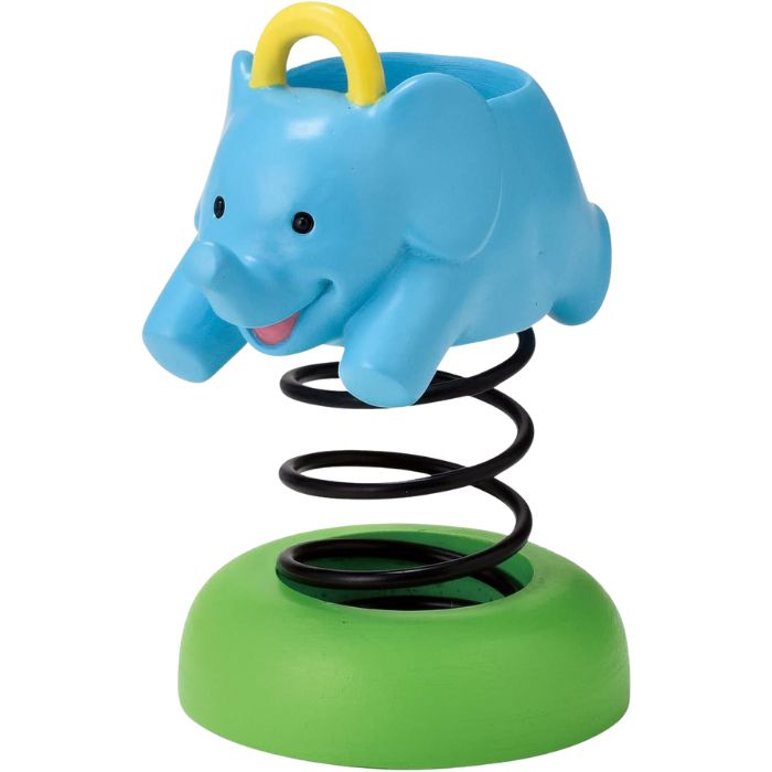 Rakuten - スプリングペンスタンド 【ゾウ】セトクラフト ペン立て デスク収納 オフィス かわいい 文房具 インテリア雑貨 動物 アニマルデザイン ペンホルダー プレゼント ギフト