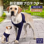 犬 サポーター 前足 中大型犬用膝サポーター 犬用 関節プロテクター 犬服 関節保護 固定 リハビリ 肘当てリハビリ ひざ用老犬介護 介護用品怪我防止老犬介護 骨折治療 ケア リハビリ 捻挫 筋挫傷 外科用 傷を保護ペットケア ネコポス送料無料！[ra64511]