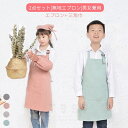 キッズ 子供 エプロン 2点セット DIY 三角巾 おしゃれ 色落ちしない こども 男の子 女の子 男女兼用 小学生 調理実習 ユニセックス キッズ用エプロン 年末大掃除卒　業式 卒業 入園 入学 進学 祝い お中元 プレゼント ギフト ネコポス送料無料！[ra49310-2]