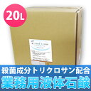 低刺激弱酸性 液体石鹸 プロテクトソープ 20L 業務用│せっけん液 液体せっけん 殺菌・消毒 インフルエンザ・ノロウィルス対策に 5000円以上送料無料