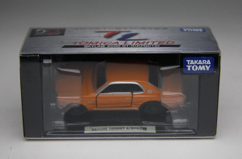Rakuten - トミカリミテッドスカイライン誕生 50周年 記念 SKYLINE2000GTーR(KPGC10)オレンジ　スカイラインGTR
