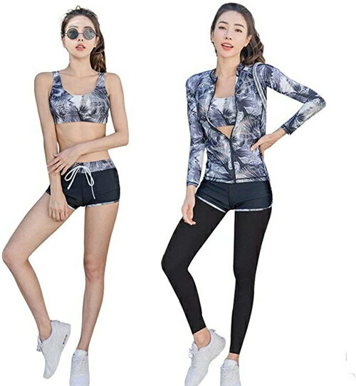 ラッシュガード レディース セット 水着 ラッシュガード 大きいサイズ 長袖 ラッシュガード セット おすすめ ラッシュガード レギンス ラッシュガード ダイビング 水着 女 日焼け止め お揃い 水着 フード なし 大きいサイズ 水陸両用 UPF50+ 女の子