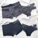 ペア 下着 カップル メンズ 下着 レディース セクシー ペア パンツ ヒップ ハンガー 女性 ショーツ カップル お揃い 下着 おもしろ ペアルック カップル...