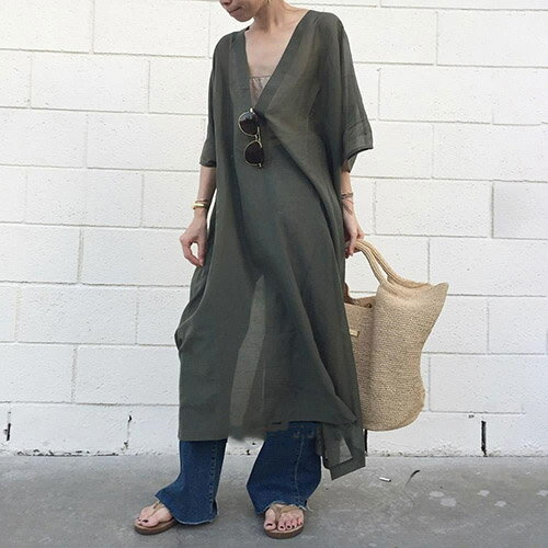 ワンピース レディース Vネック 大きいサイズ 春夏 ワンピ ロングワンピース ロング シンプル 無地 着痩せ きれいめ マキシ丈ワンピース カジュアル 通勤 ゆったり 20代 30代 40代 50代 上品