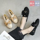 【送料無料】ローファー パンプス フラットシューズ ローファ- ローヒール レディース ローヒール パンプス 通学 リワード 通勤 おじ靴 ベージュ 黒 26c...