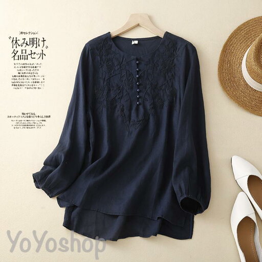一部当日発送!綿麻混ワンピース レディース 夏 春 トップス ロングシャツ チュニック ゆったり シャツワンピース リネンシャツ 大きいサイズ スリット 一部当日発送!綿麻混ワンピース レディース 夏 春 トップス ロングシャツ チュニック ゆったり シャツワンピース リネンシャツ 大きいサイズ スリット