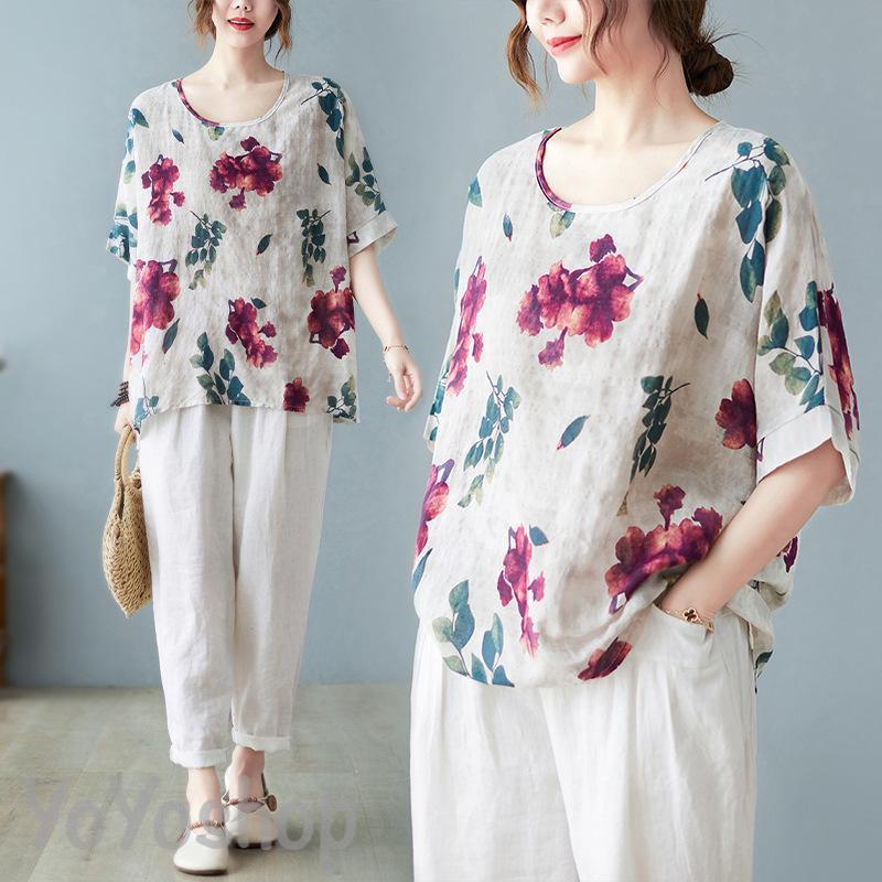 綿麻混ワンピース レディース 夏 春 トップス ロングシャツ チュニック ゆったり シャツワンピース リネンシャツ 大きいサイズ スリット