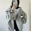 ジップパーカー レディース ブランド 春秋 スウェット パーカー 韓国風 おしゃれ パーカー 大きい サイズ 人気 ジャケット スポーツ コーデ 長袖 スウェッ...