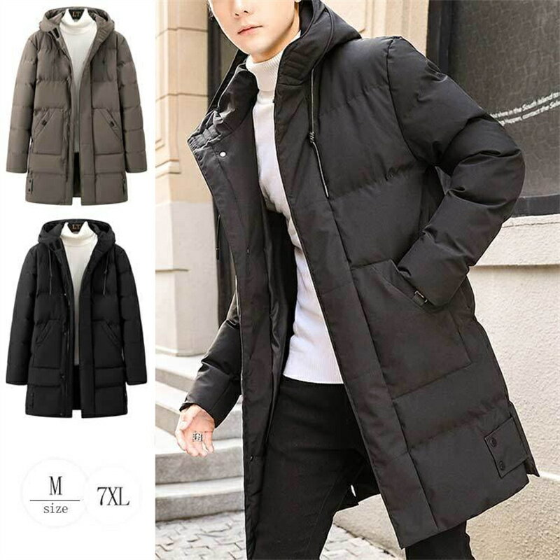 【送料無料】コート メンズ ダウンジャケット ダウンコート ジャンパー フード付き...