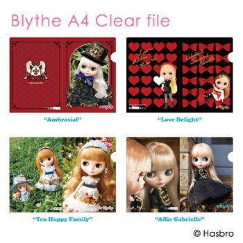 【ゆうパケット発送】ブライスA4クリアファイル Blythe A4 Clear file リズビバーチェ LizVivace