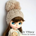 【ポイント5倍 4/27 9:59まで】 【ゆうパケット発送】Blythe ネオブライス ニット帽 Woolen hat bonbon リズビバーチェ LizVivace