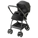 「5/1〜6限定先着で最大2000円OFFクーポン」Aprica アップリカ オプティア クッション グレイス (オニキスブラック)A型ベビーカー 1か月〜3歳...