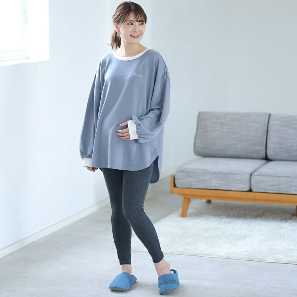 らくちんパンツ やわらかリブレギンス