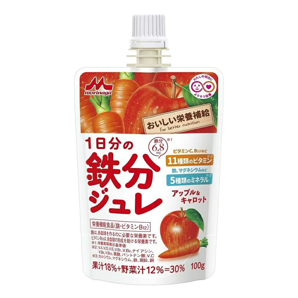 おいしい栄養補給 1日分の鉄分ジュレ アップル＆キャロット