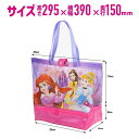 ディズニープリンセス お出かけサマーバッグ2層式(高さ29.5×幅39cm)ビーチバッグ プールバッグ キッズ キャラクター スイミングバッグ 子供 水泳 透明 トイザらス限定
