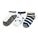 「5/1〜6限定先着で最大2000円OFFクーポン」3Pショートソックス ホシ 13-18cm ベビーザらス限定