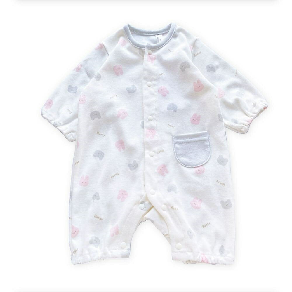 ちびオール スムス 日本製 くまうさぎ柄 ベビーザらス限定