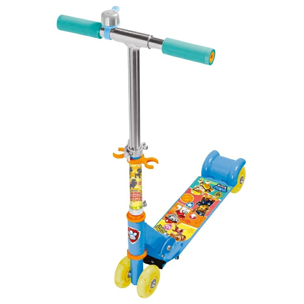 「11/25限定先着で最大1000円OFFクーポン」パウ・パトロール イージースケーター キックスクーター ワンタッチ折りたたみ 4輪タイプ 光る前輪 軽量 水...