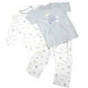 「5/1〜6限定先着で最大2000円OFFクーポン」長袖前開きパジャマ+半袖Tシャツセット 腹巻付き 恐竜柄 ベビーザらス限定