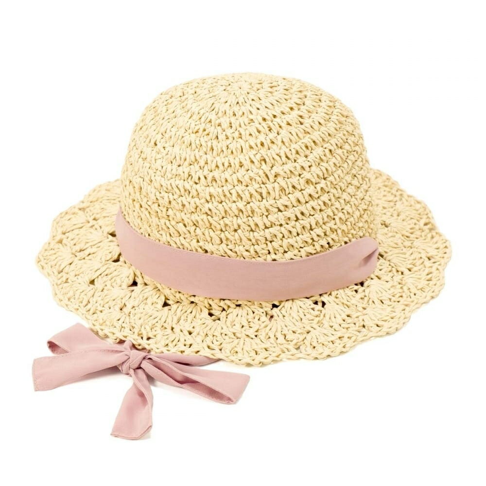 ペーパー手編みハット 48cm ベージュ ベビーザらス限定