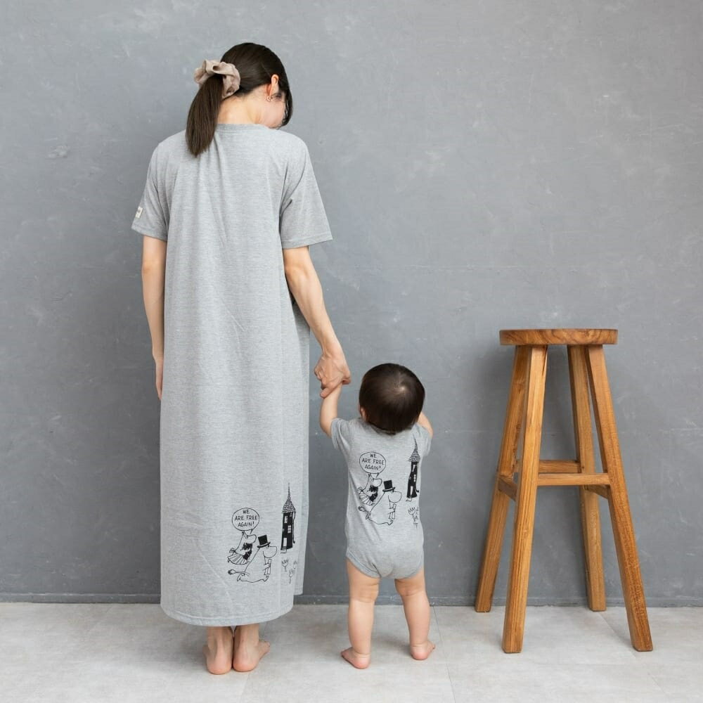 ベビーザらス限定 MOOMIN 半袖ワンピース ママベビーコーデ ムーミン ベビーザらス限定