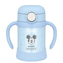 「5/1〜6限定先着で最大2000円OFFクーポン」まほうびんのベビーストローマグ 250ml (パステルブルー ディズニー ミッキー柄)