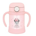 「5/1〜6限定先着で最大2000円OFFクーポン」まほうびんのベビーストローマグ 250ml (パステルピンク ディズニー ミニー柄)