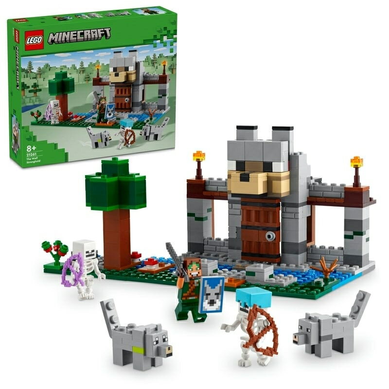 【オンライン限定価格】レゴ LEGO マインクラフト オオカミの要塞 21261｜プレゼント 誕生日 7歳 8歳 9歳 10歳 小学生 知育 ミニフィグ マイクラ Minecraftのサムネイル