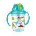 「8/1〜6限定先着で最大2000円OFFクーポン」Nuby ヌービー FLIP N SIP 手持ち付きトレーニングマグ (ブルー)