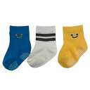 3P顔柄ロークルーソックス(ブルー×9-15cm) ベビーザらス限定(4)