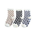 3Pクルーソックス チェック ベビーザらス限定