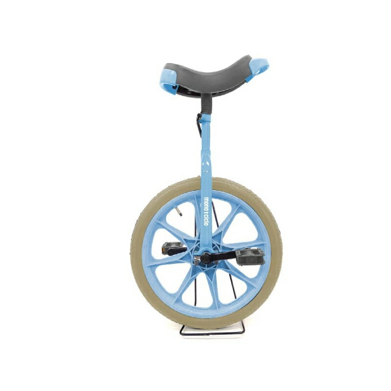 「12/1〜6限定先着で最大2000円OFFクーポン」16インチ 一輪車 身長115〜132cm モノサイクロ ライトブル..