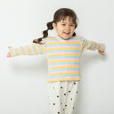 「5/1〜6限定先着で最大2000円OFFクーポン」Sophitica マルチボーダーTシャツ(サックス×80cm)