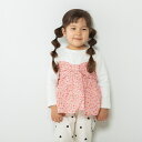 「5/1〜6限定先着で最大2000円OFFクーポン」Sophitica 花柄切り替えチュニックTシャツ(ピンク×95cm)
