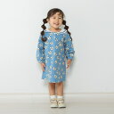 「5/1〜6限定先着で最大2000円OFFクーポン」Miffy ミッフィー 花柄ワンピース(ブルー×95cm)