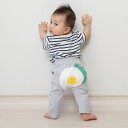 「7月20日限定先着で最大1000円OFFクーポン」オシリハッピーモンキーパンツ 目玉焼き グレー×80cm ベビー服 ベビーウェア ボトムス 赤ちゃん 男の子 女の子 ユニセックス 子供服 保育園 幼稚園