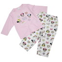 「5/1〜6限定先着で最大2000円OFFクーポン」Disney ディズニー ミニー 長袖パジャマ ×総柄パンツ ピンク×95cm ベビーザらス限定