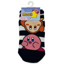 「8/1〜6限定先着で最大2000円OFFクーポン」星のカービィ 1P ボーダーソックス 13-19cm
