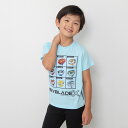 「5/1〜6限定先着で最大2000円OFFクーポン」BEYBLADE X ベイブレードエックス 半袖Tシャツ ボックスアート ジュニア 160cm ライトブルー