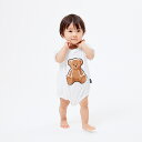 「7月20日限定先着で最大1000円OFFクーポン」POLO BCS クマ アップリケ ボディスーツ オフホワイト 80cm