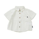 「5/1〜6限定先着で最大2000円OFFクーポン」POLO BCS 半袖シャツ 無地 アイボリー 80cm