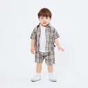 「5/9〜16限定先着で最大3000円OFFクーポン」POLO BCS 半袖シャツ チャック柄 80cm