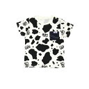 「5/1〜6限定先着で最大2000円OFFクーポン」Buddy Lee 半袖Tシャツ ポケット付き 牛柄 90cm