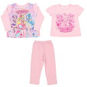 「5/1〜6限定先着で最大2000円OFFクーポン」キミとアイドルプリキュア 光る2 トップスパジャマ ピンク×120cm