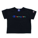 「8/1〜6限定先着で最大2000円OFFクーポン」Champion チャンピオン 半袖Tシャツ ブラック 80cm