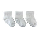 「5/1〜6限定先着で最大2000円OFFクーポン」3P針抜きロークルーソックス 9-15cm